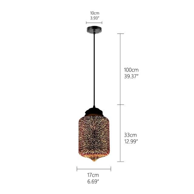 3D Decorative Fireworks Pendant Lamp - Area Collections
