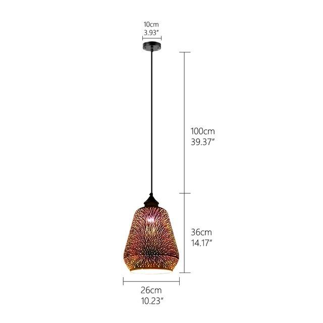 3D Decorative Fireworks Pendant Lamp - Area Collections