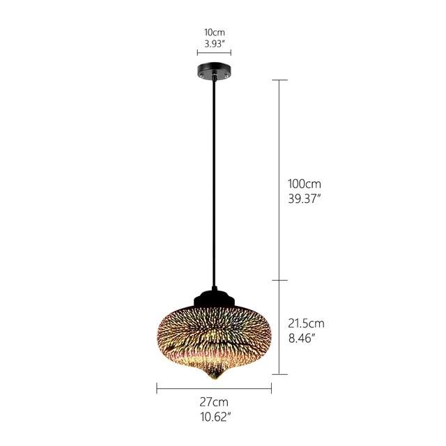 3D Decorative Fireworks Pendant Lamp - Area Collections