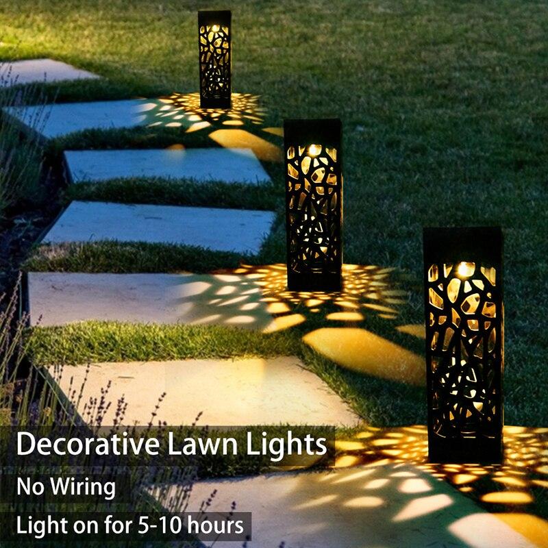 Alia - Moroccan LED Solar Lawn Lamp - Area Collections