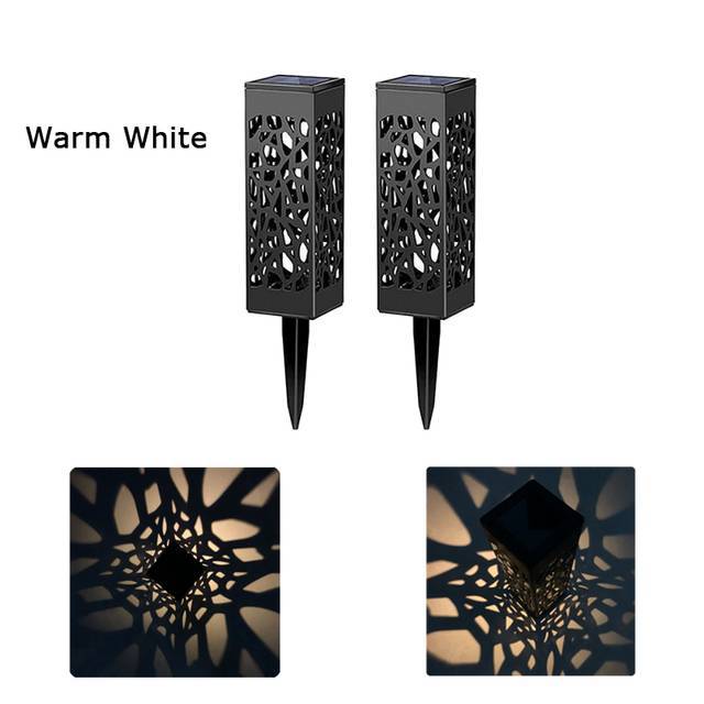 Alia - Moroccan LED Solar Lawn Lamp - Area Collections