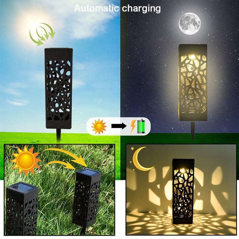 Alia - Moroccan LED Solar Lawn Lamp - Area Collections