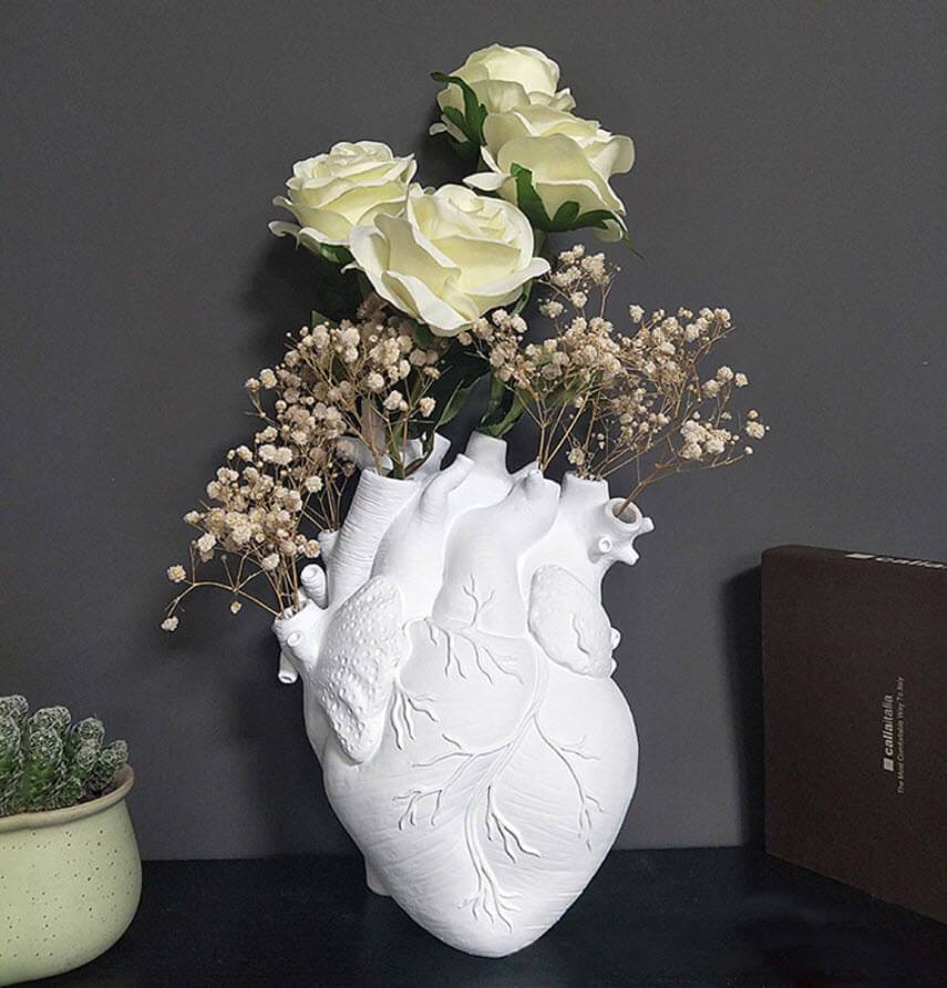 Anatomical Heart Flower Vase - Large - Area Collections