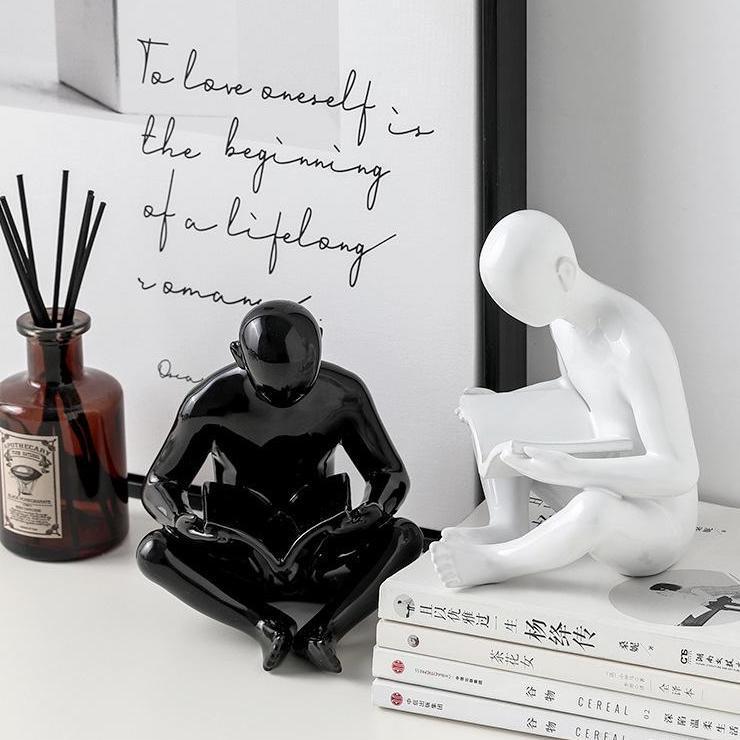 Area Abstract Reading Man (1 pair) - Area Collections