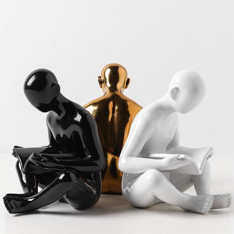 Area Abstract Reading Man (1 pair) - Area Collections