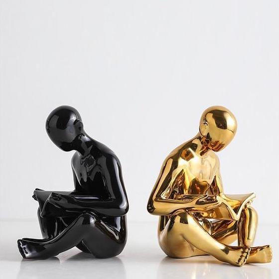 Area Abstract Reading Man (1 pair) - Area Collections