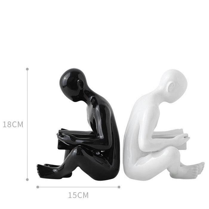 Area Abstract Reading Man (1 pair) - Area Collections
