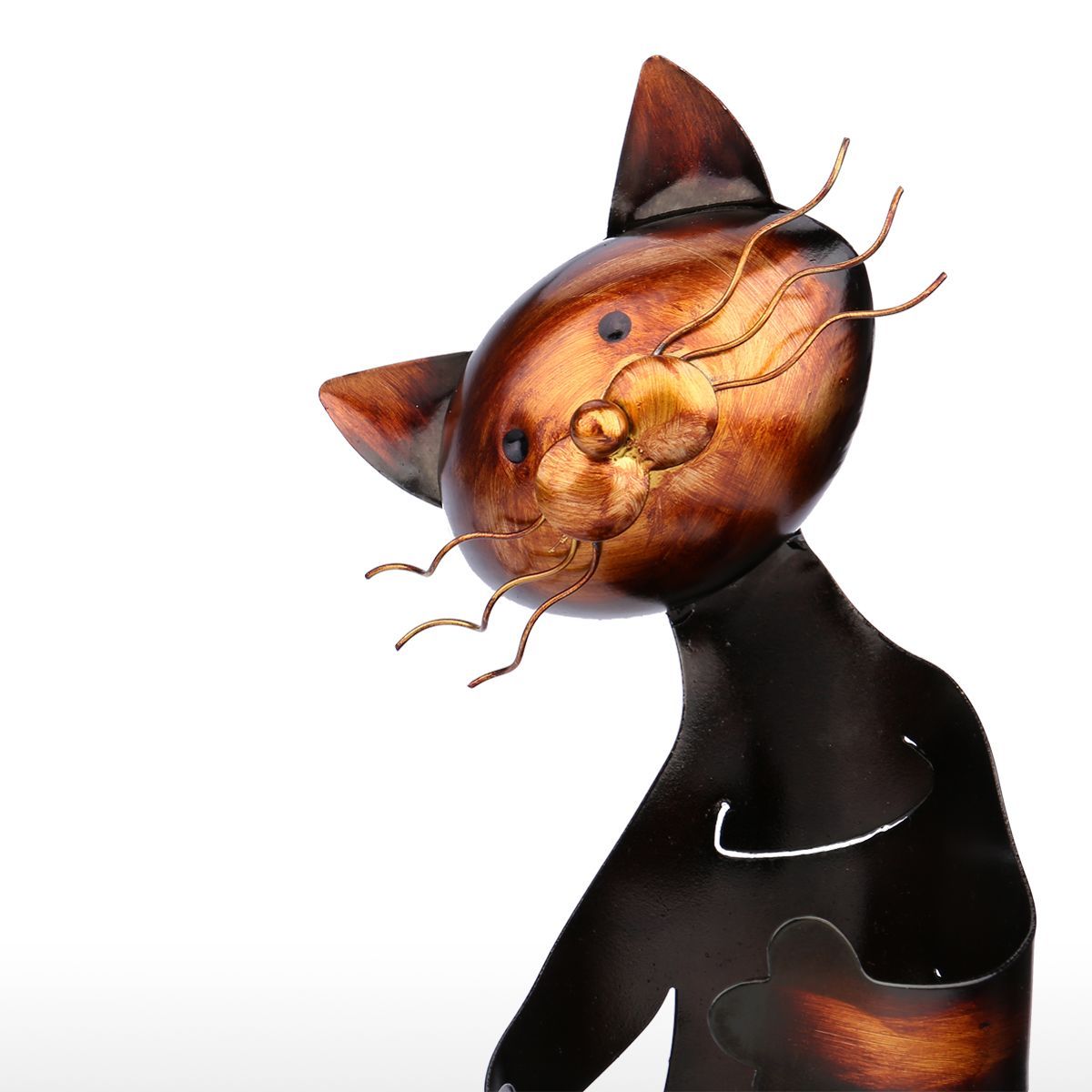 Area Bronzed Cat Wine Holder - Area Collections