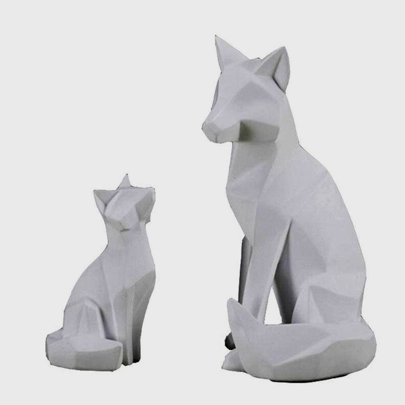 Area Geometric White Fox - Area Collections