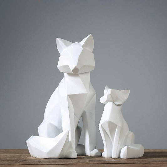 Area Geometric White Fox - Area Collections