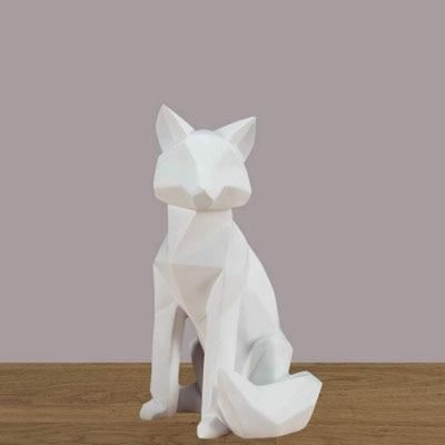 Area Geometric White Fox - Area Collections