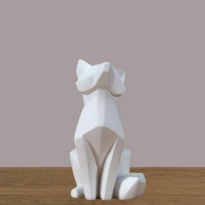 Area Geometric White Fox - Area Collections