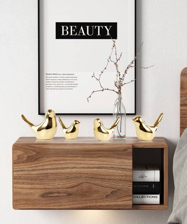 Area Golden Birds Figurines - Area Collections