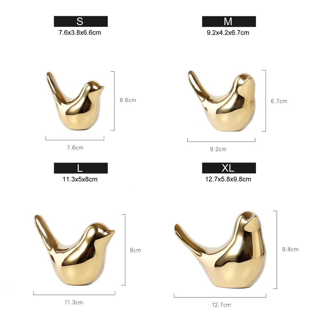 Area Golden Birds Figurines - Area Collections