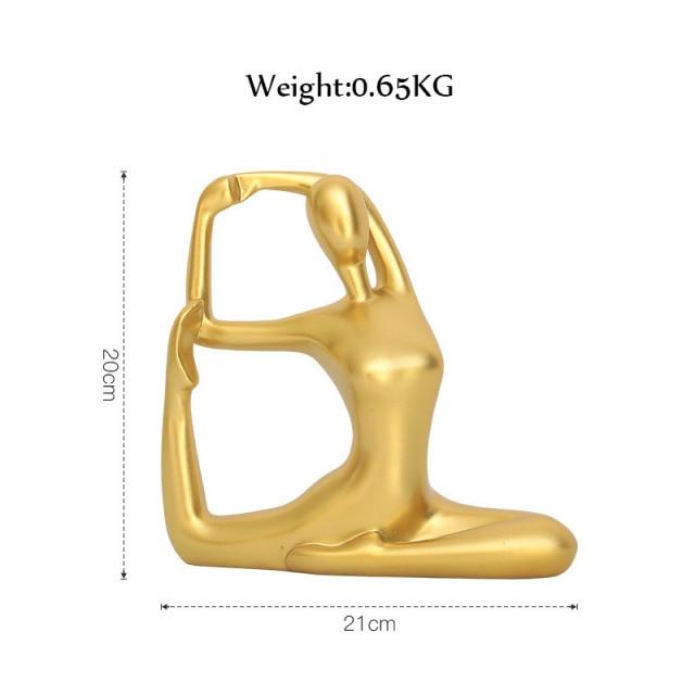 Area Golden Yoga Padmasana Statuette - Area Collections