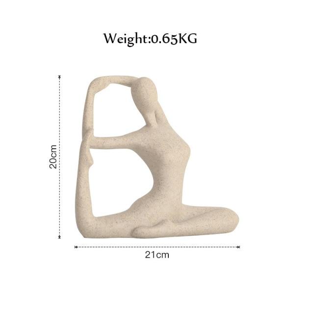 Area Golden Yoga Padmasana Statuette - Area Collections