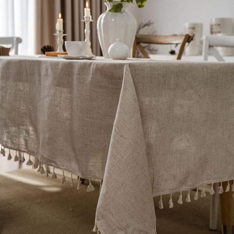 Area Natural Linen Tablecloth - Area Collections