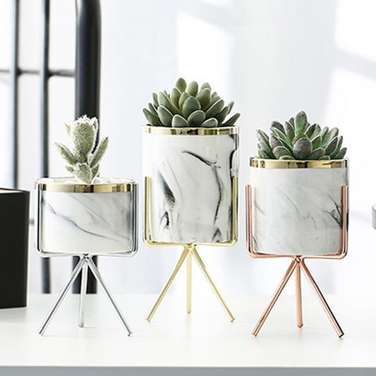 Area Nordic Marbled Art Vase - Area Collections