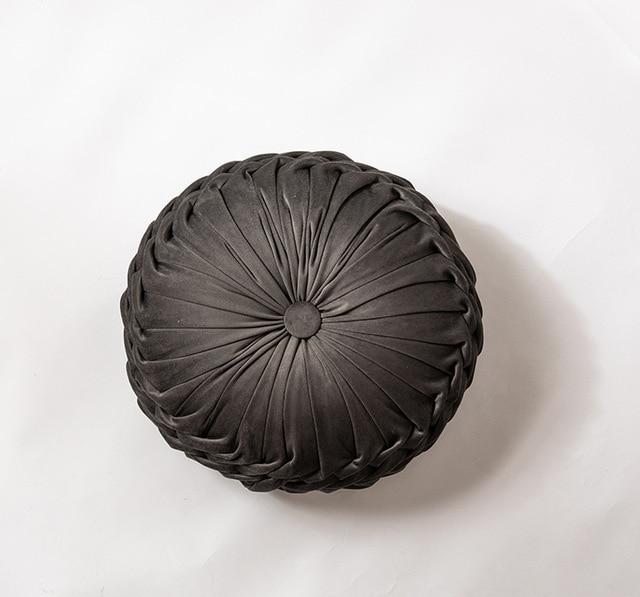 Area Round Velvet Floor Cushion - Area Collections