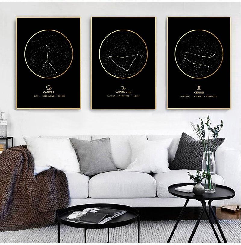 Astronomy Constellation Black Background - Area Collections