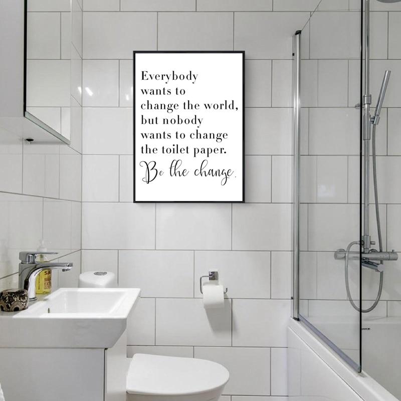 Be The Change Canvas Print - Area Collections