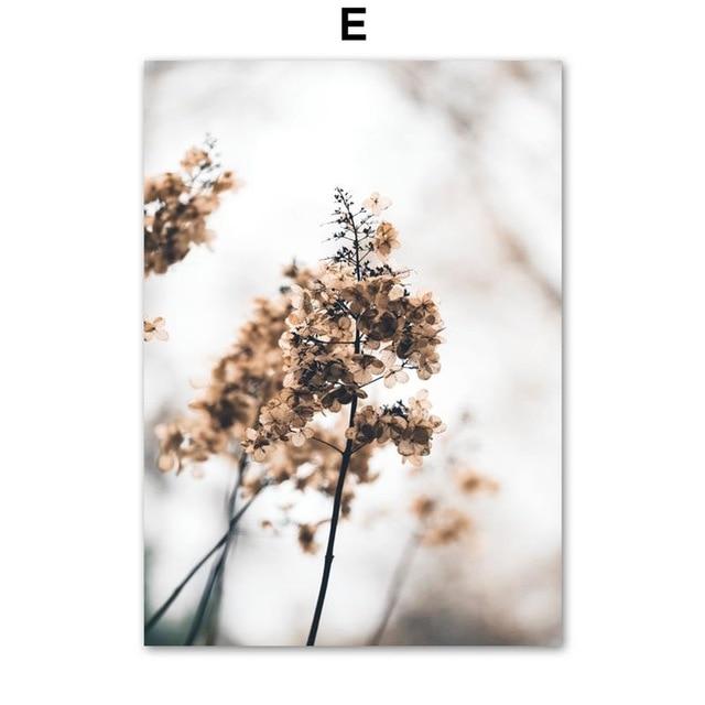 Beige Reed Dried Flower Wall Art - Area Collections