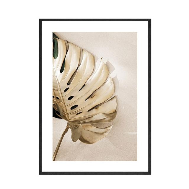 Calm Monstera Leaf Wall Art - Area Collections