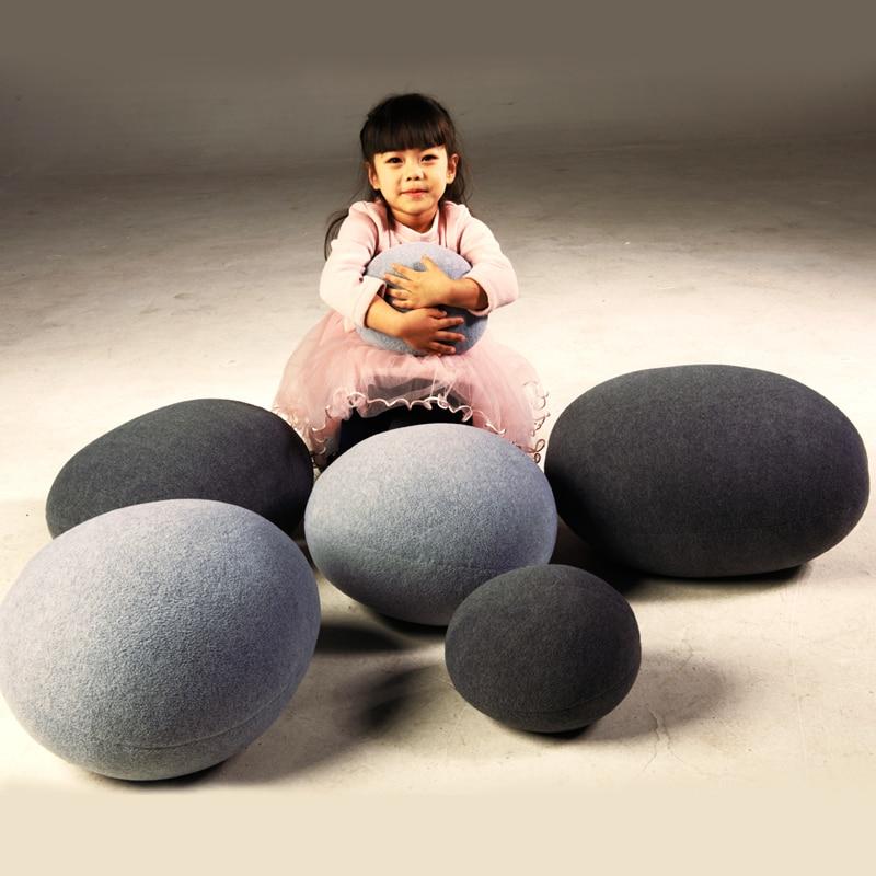 Cobblestone Boulder Throw Pillow - Area Collections