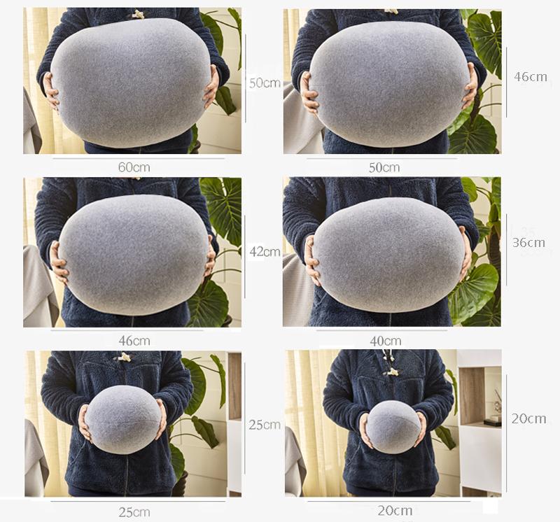 Cobblestone Boulder Throw Pillow - Area Collections