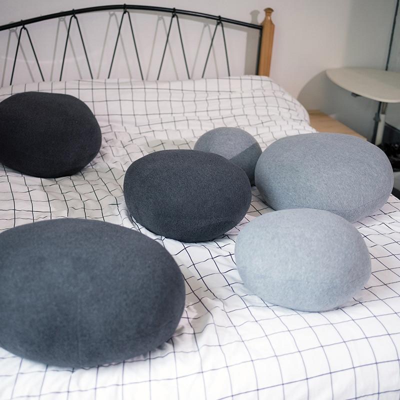 Cobblestone Boulder Throw Pillow - Area Collections