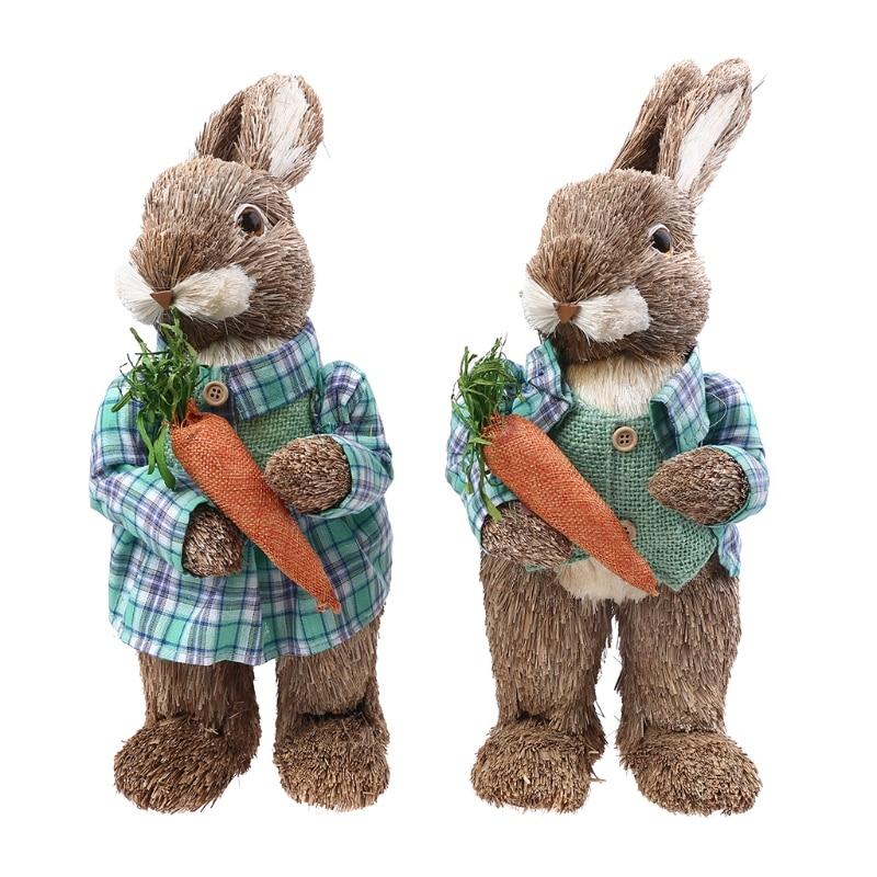 Collectible Easter Bunny in Garden (2 pcs) - Area Collections