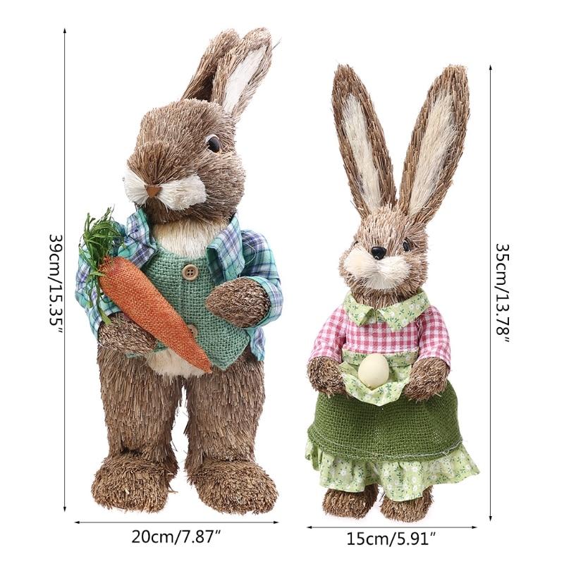 Collectible Easter Bunny in Garden (2 pcs) - Area Collections