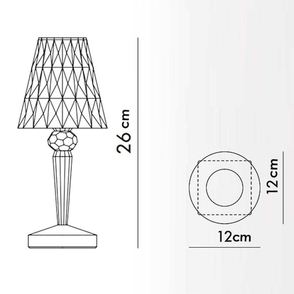 Diamond USB Table Lamp - Area Collections