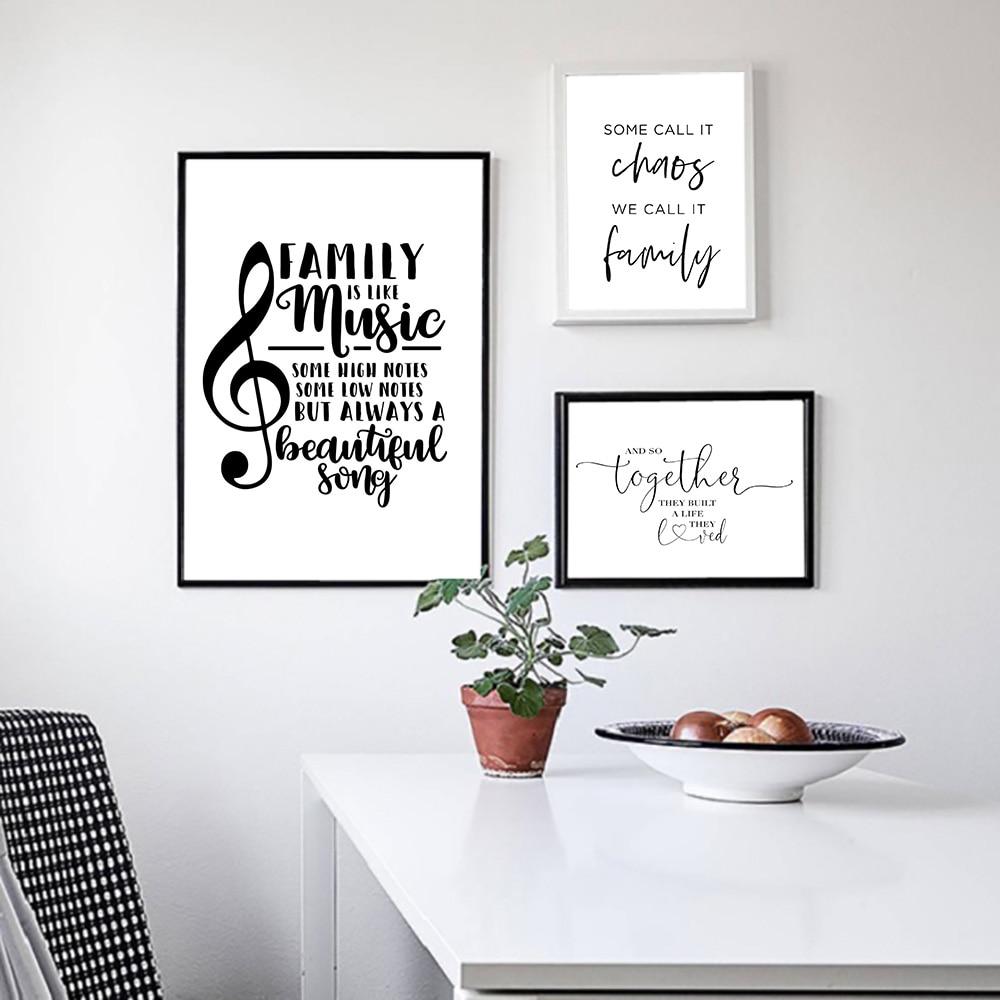 Family Chaos Funny Quote Wall Art - Area Collections