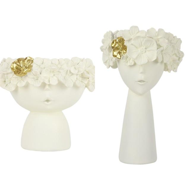 Flower Girl named Mona Planter - Area Collections