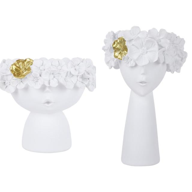 Flower Girl named Mona Planter - Area Collections