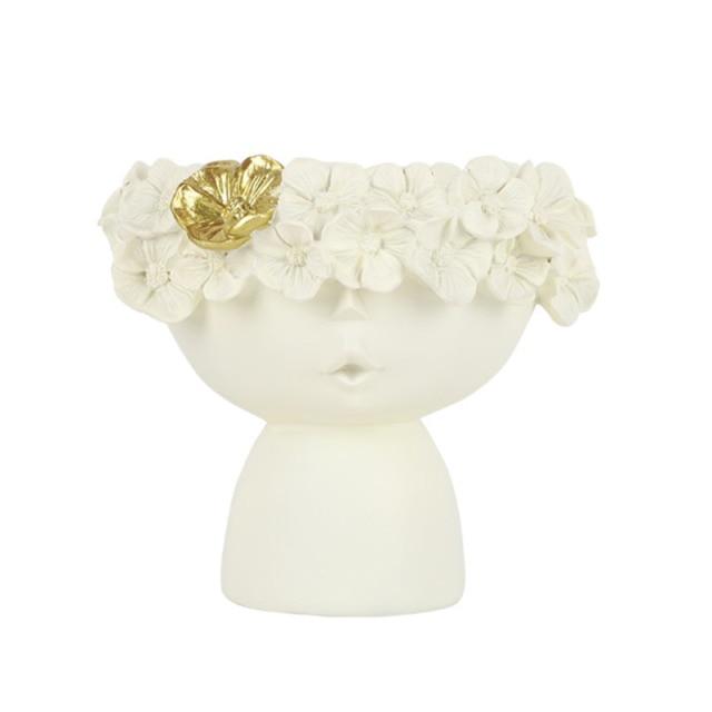 Flower Girl named Mona Planter - Area Collections