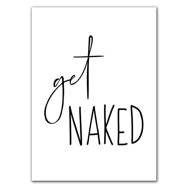 Funny Bathroom Quotes Canvas Print - Area Collections