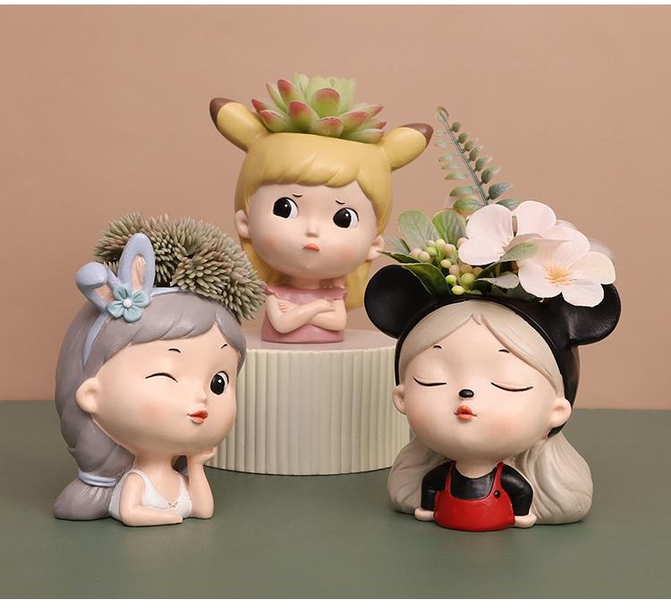 Girl Sprout Mini Planter Pot - Area Collections