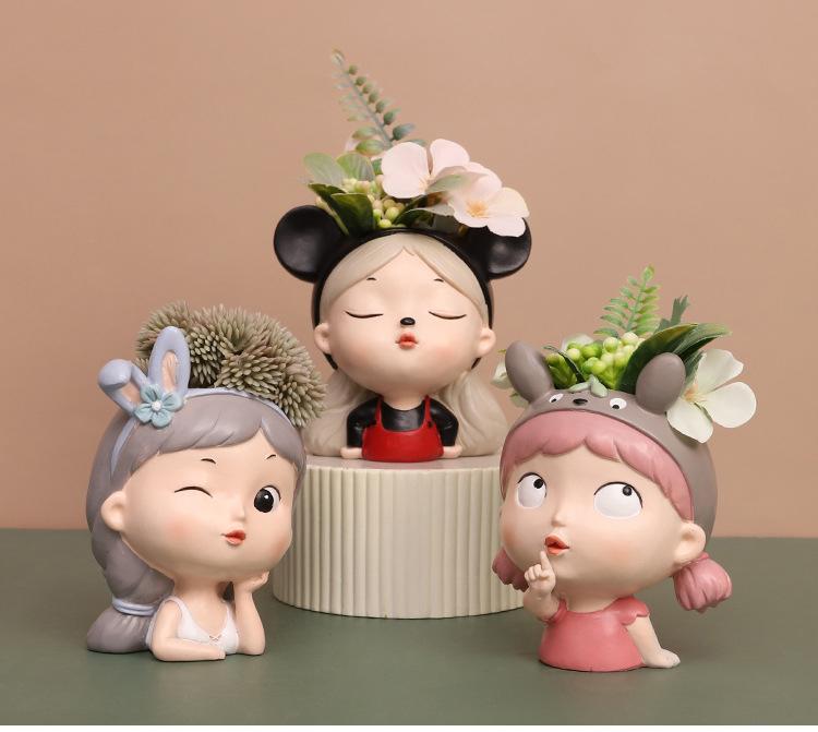 Girl Sprout Mini Planter Pot - Area Collections