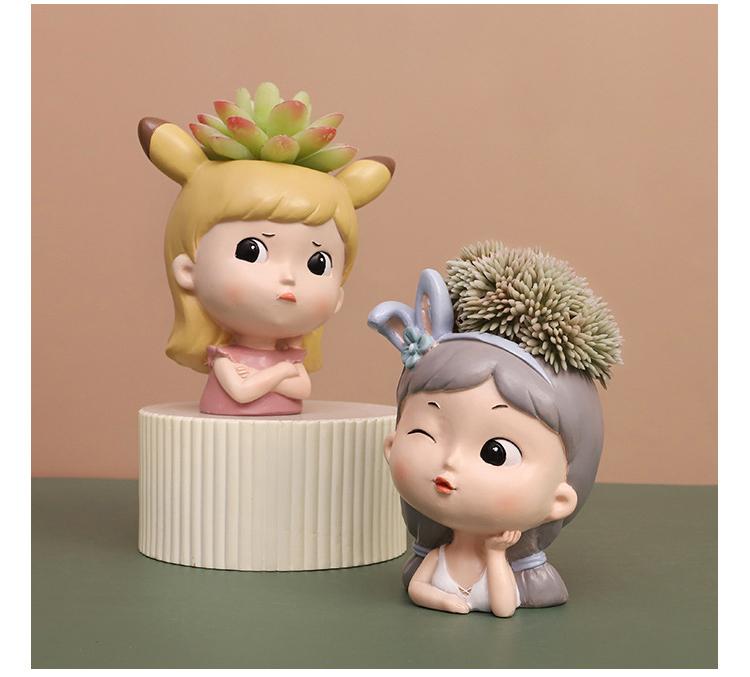 Girl Sprout Mini Planter Pot - Area Collections
