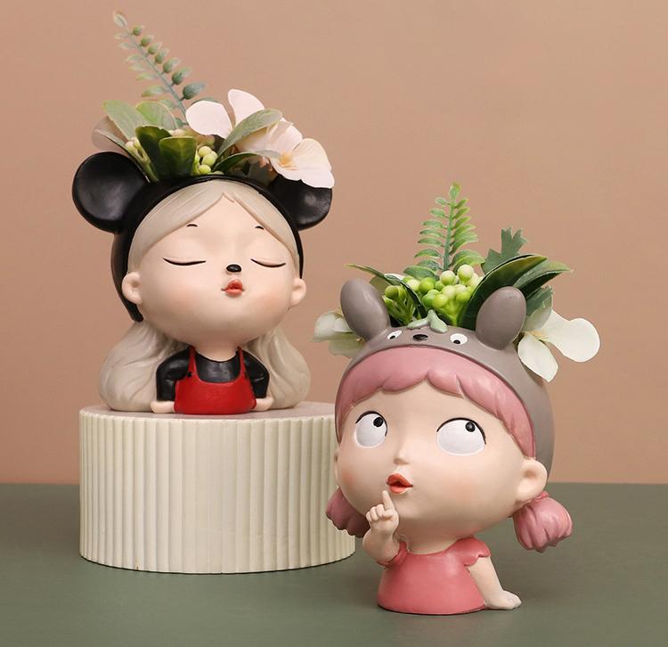 Girl Sprout Mini Planter Pot - Area Collections