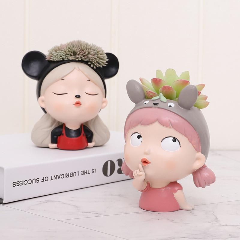 Girl Sprout Mini Planter Pot - Area Collections