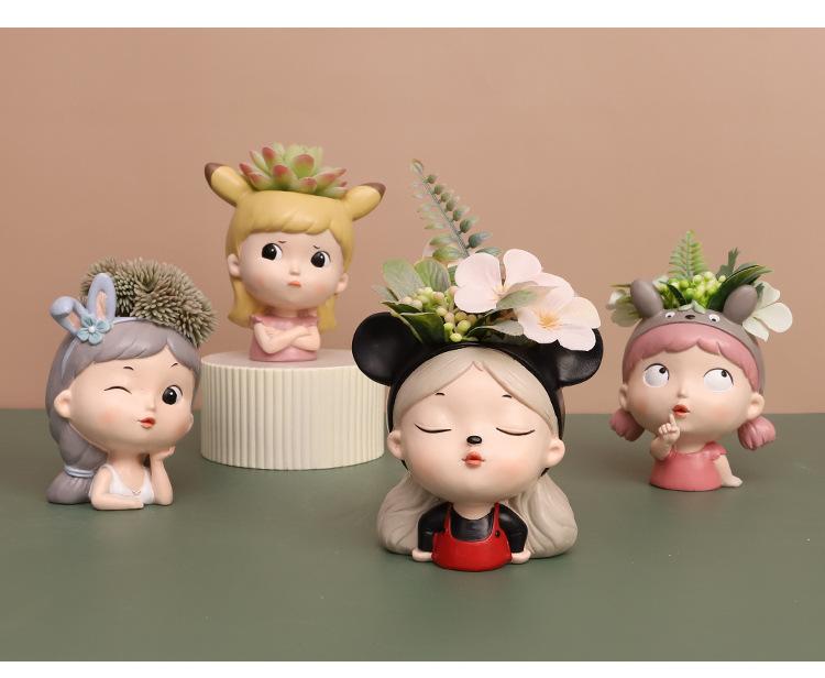 Girl Sprout Mini Planter Pot - Area Collections