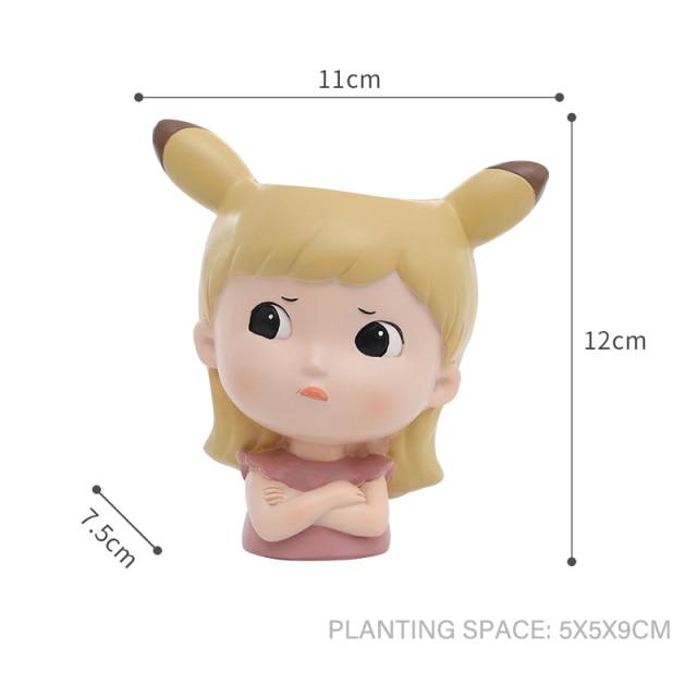 Girl Sprout Mini Planter Pot - Area Collections
