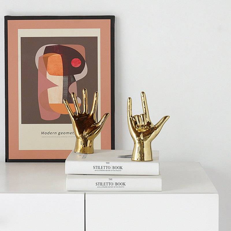 Golden Hand Gesture - Area Collections