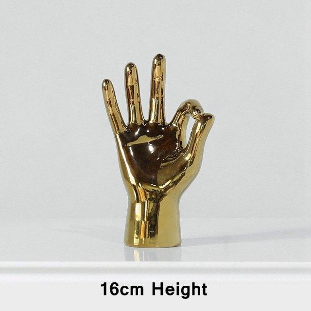 Golden Hand Gesture - Area Collections