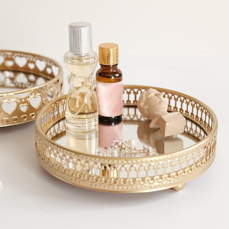 Golden Jewelry Storage Tray - Area Collections