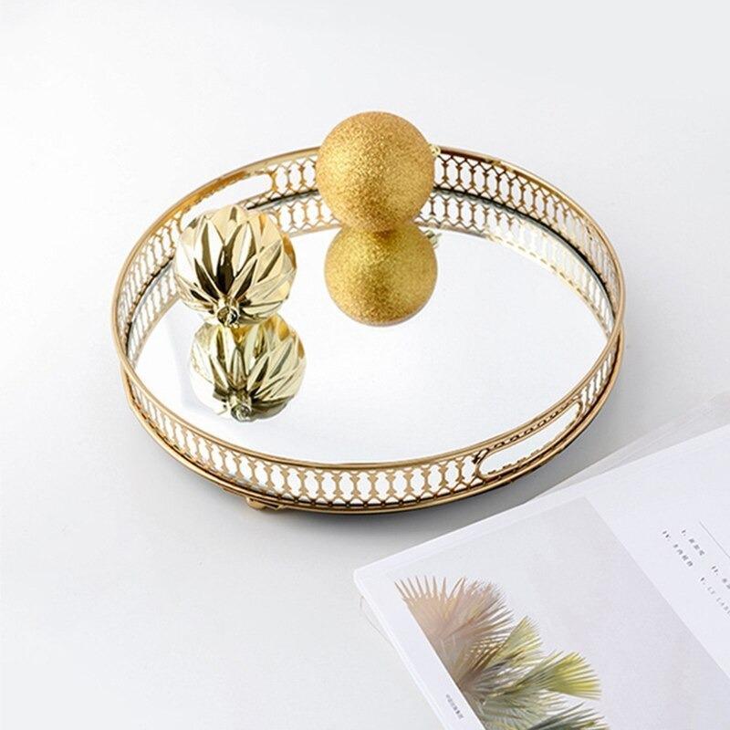 Golden Jewelry Storage Tray - Area Collections