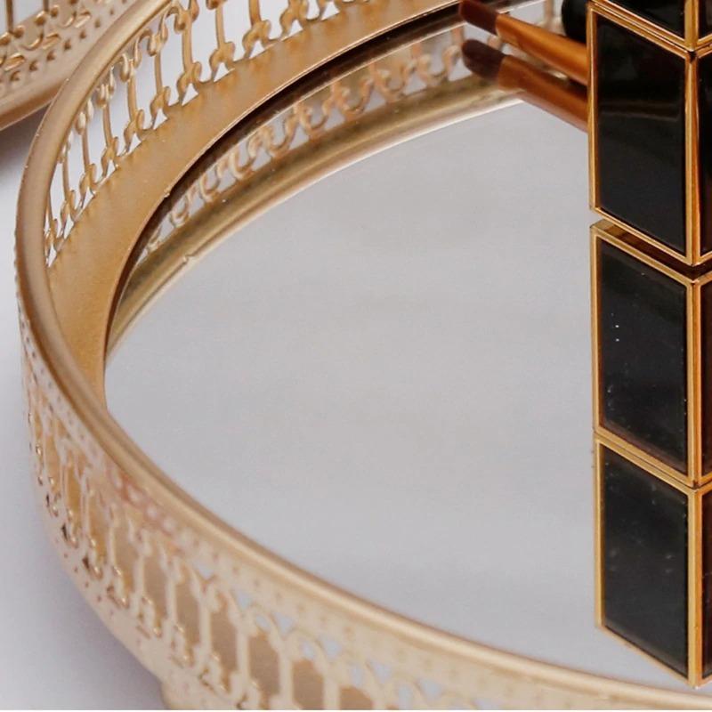 Golden Jewelry Storage Tray - Area Collections